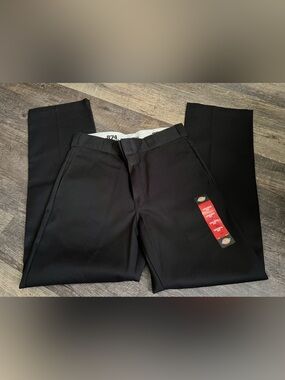 Dickies Men’s Black Straight-Leg Work Pants